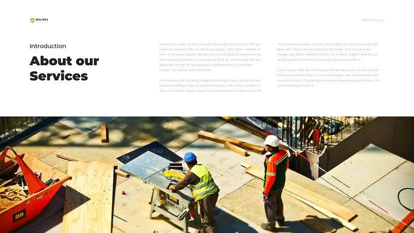 construction company profile PPT - slide 09