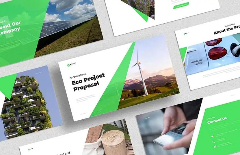 Cover 831- free project proposal powerpoint template