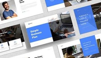 Simple PowerPoint & Google Slides Business Plan Template