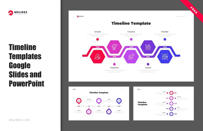 Cover - timeline templates google slides