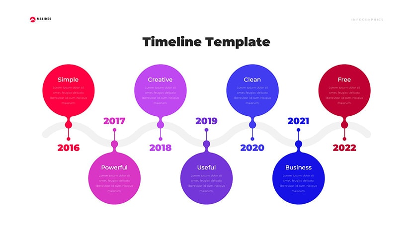Timeline Templates Google Slides and PowerPoint Free Download slide 13