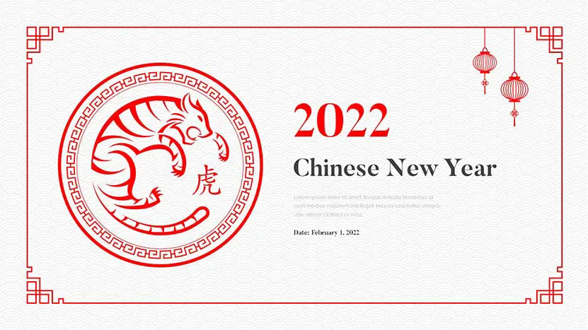 Free Chinese New Year PowerPoint Template and Google Slides Theme slide 01