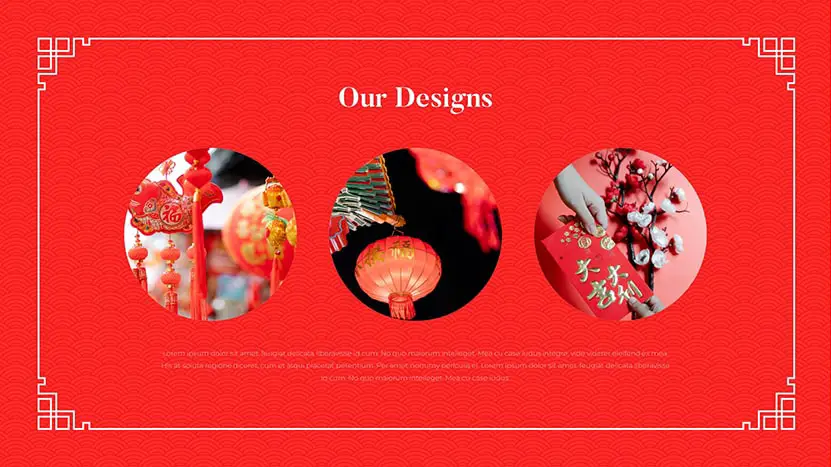 Free Chinese New Year PowerPoint Template and Google Slides Theme red slide 05