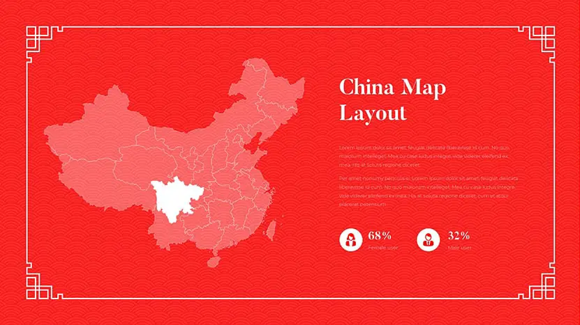 Free Chinese New Year PowerPoint Template and Google Slides Theme red slide 25