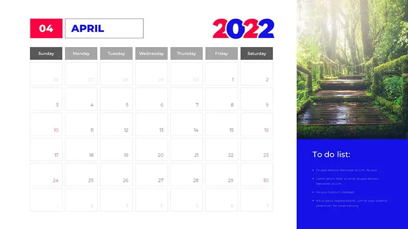 2022 powerpoint and google slides calendar template slide 04