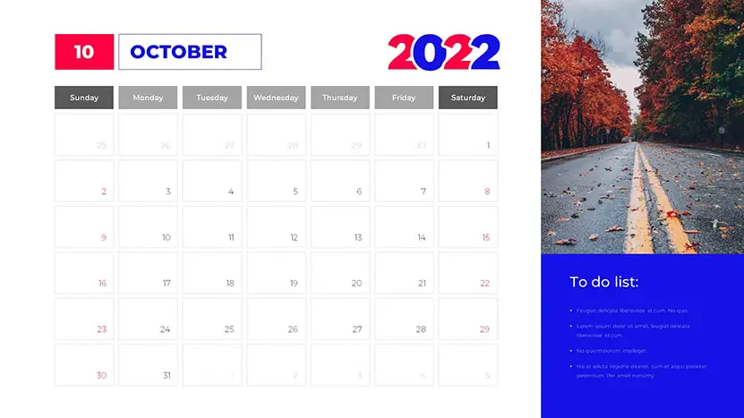 2022 powerpoint and google slides calendar template slide 10