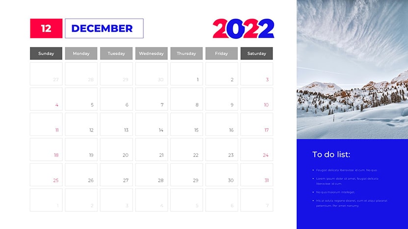 2022 powerpoint and google slides calendar template slide 12