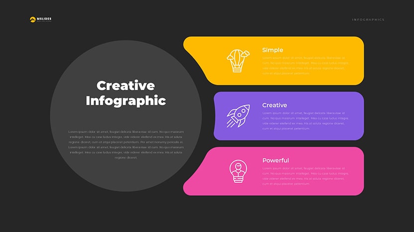 Editable Infographic Template Free Download for PowerPoint & Google Slides dark page 01