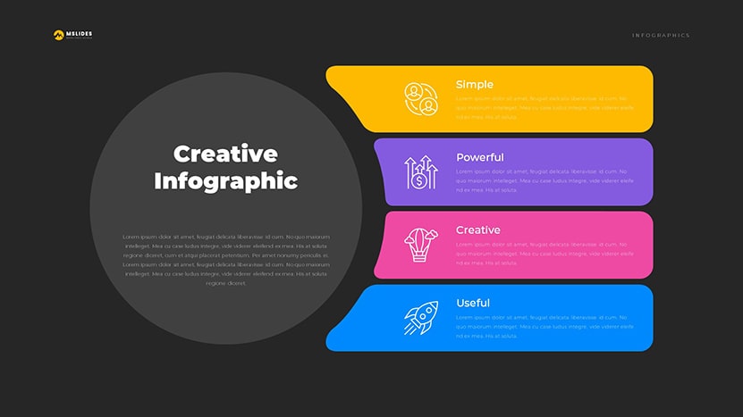 Editable Infographic Template Free Download for PowerPoint & Google Slides dark page 02