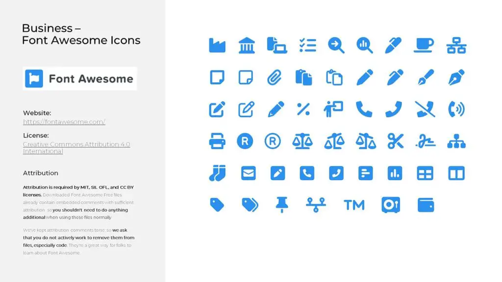 business icons for PowerPoint - slide 02