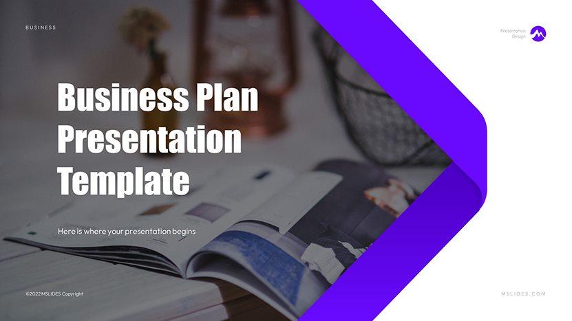 business plan powerpoint template free download slide 01