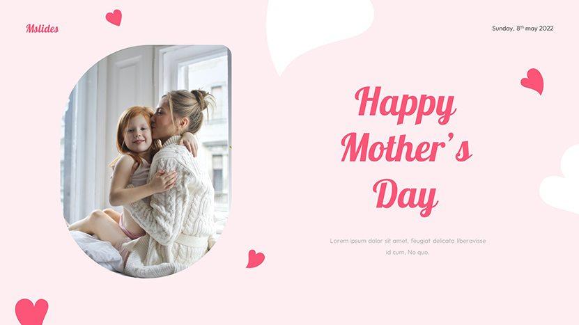 Free Mother’s Day Presentation Template - slide 01