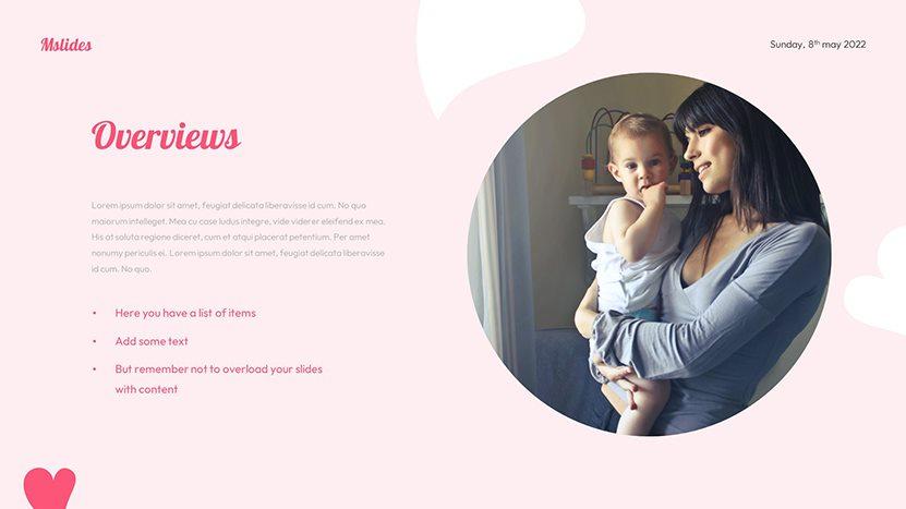 Free Mother’s Day Presentation Template - slide 08