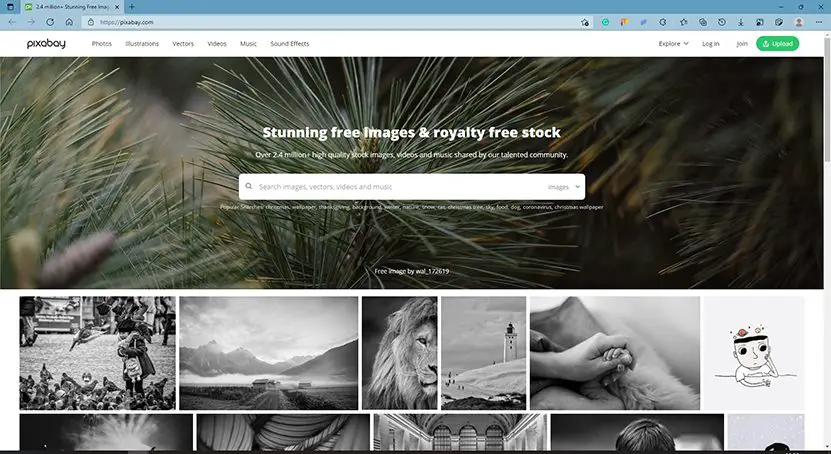 Pixabay - Homepage  - best websites to download free stock images for presentations