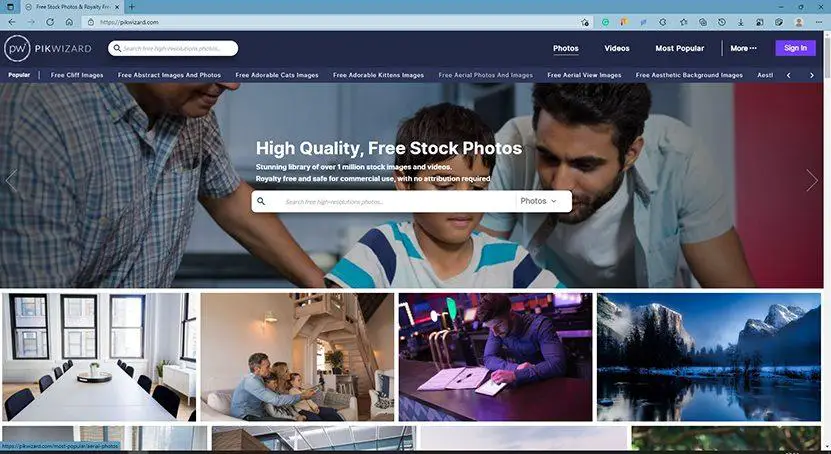 Pikiwizard - Homepage - best websites to download free stock images for presentations