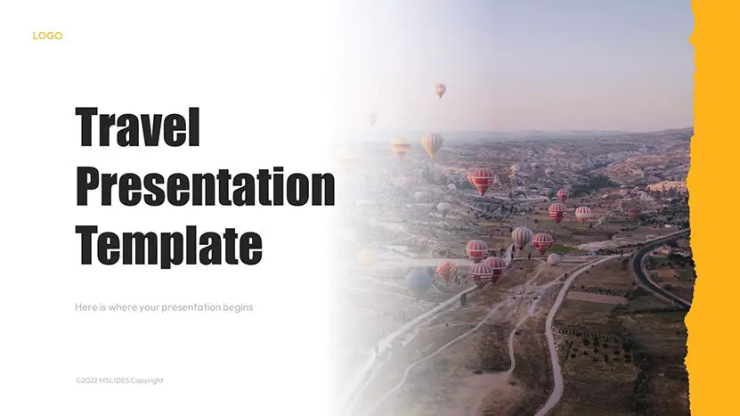 Free Travel PowerPoint Template & Google Slides Theme slide 01