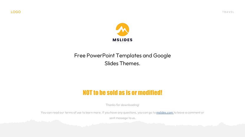 Free Travel PowerPoint Template & Google Slides Theme slide 39
