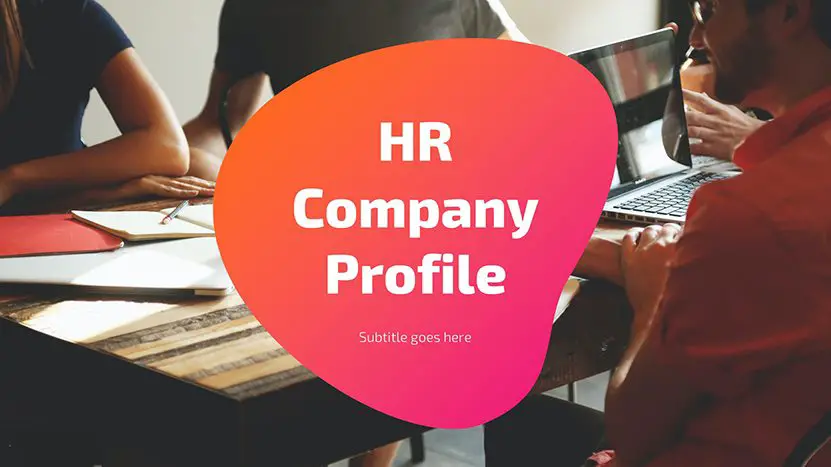 HR Company Profile PPT Template & Google Slides Theme slide 01