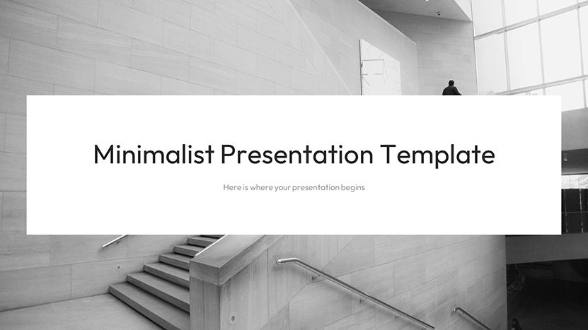 Minimalist PowerPoint Template & Google Slides Theme slide 01