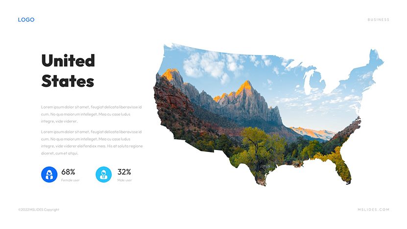 United States Map PowerPoint and Google Slides Infographics slide 12