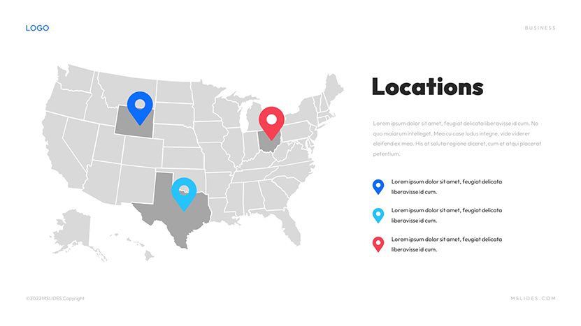 United States Map PowerPoint and Google Slides Infographics slide 15