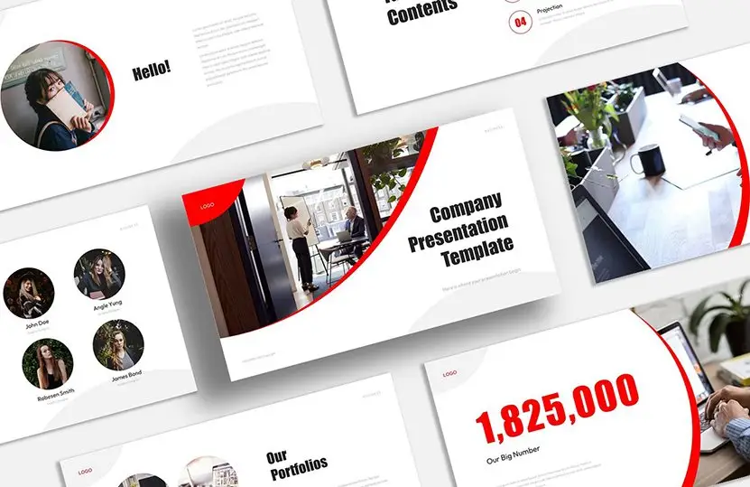 Company Presentation Template - Cover - 831