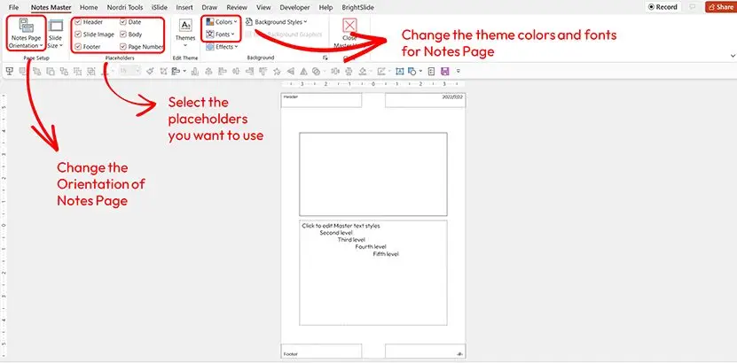 How to print a powerpoint with notes - screenshot 02