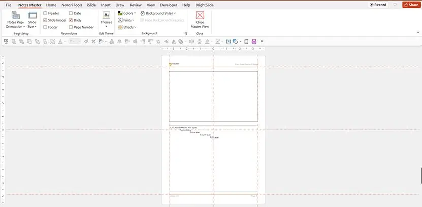 How to print a powerpoint with notes - screenshot 03