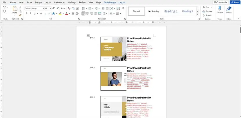 How to print a powerpoint with notes - screenshot 11