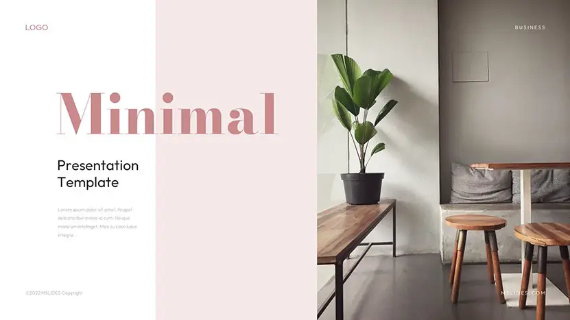 Free Minimal PowerPoint Template and Google Slides Theme slide 01