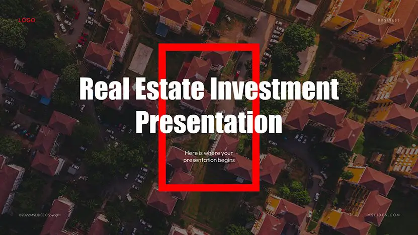 Real Estate Investment Presentation Template for Google Slides & PowerPoint slide 01