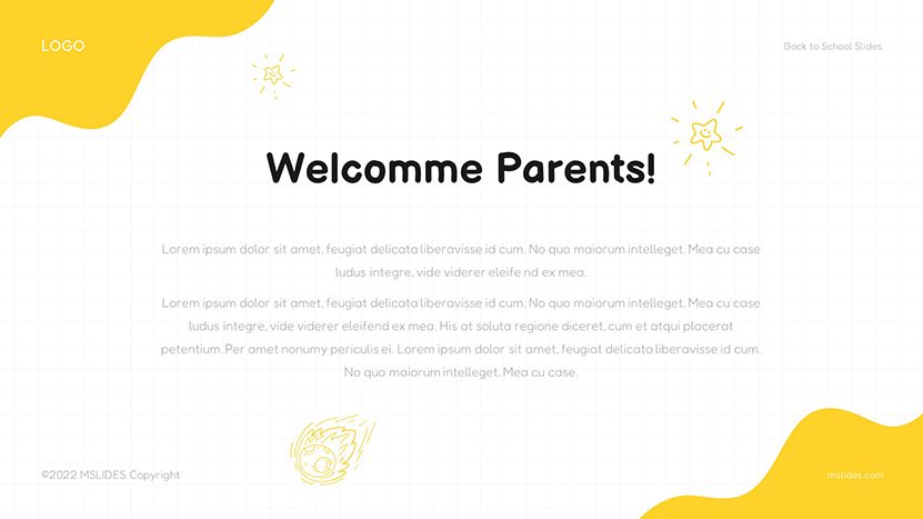 Back to School Night Presentation Template for Google Slides and PowerPoint slide 03