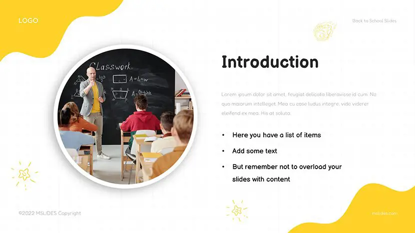 Back to School Night Presentation Template for Google Slides and PowerPoint slide 06
