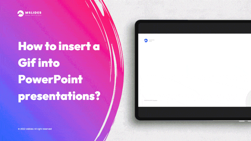 This is the cover image of the post How to insert a gif into PowerPoint presentations.
