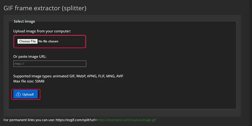 image 13 - upload gif images into Ezgif