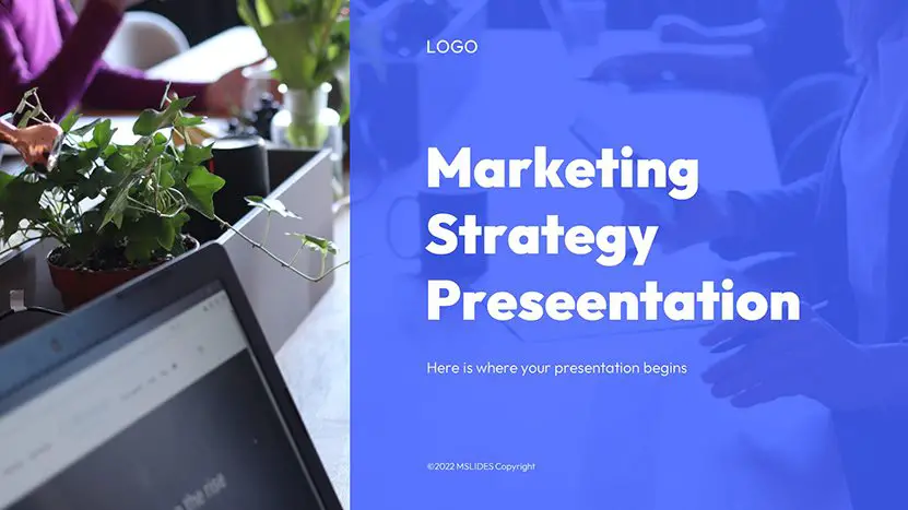 Marketing Strategy Presentation Template for PowerPoint & Google Slides slide 01
