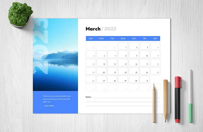 Calendar for March 2023: Stay Organized and On Track with a Free Download