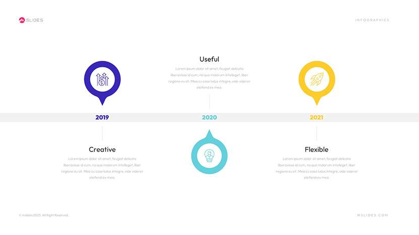 Animated Timeline PowerPoint Template Slide 07