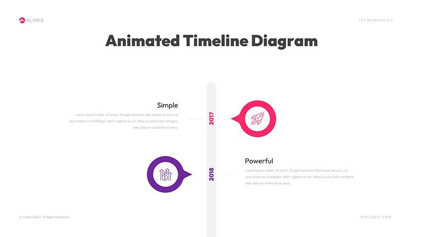 Animated Timeline PowerPoint Template Slide 12