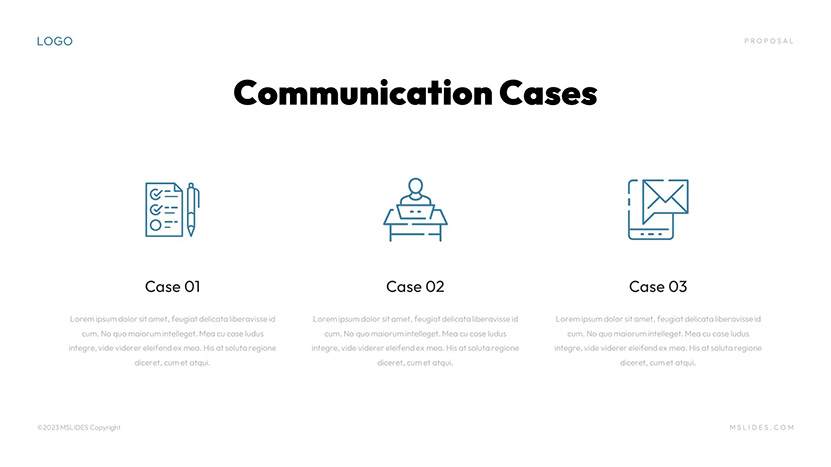 Business Communication Presentation Template Slide 09