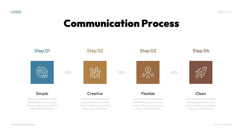Business Communication Presentation Template Slide 13