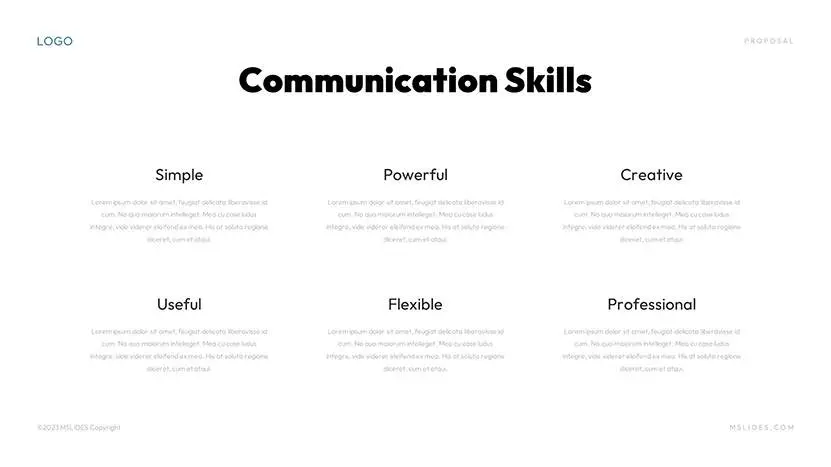 Business Communication Presentation Template Slide 15