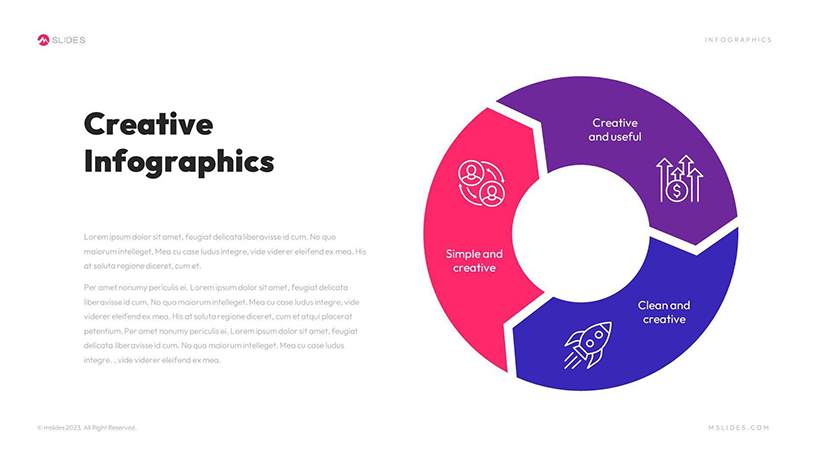 Circle Arrow Infographics Template for PowerPoint Slide 03