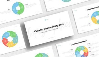 Circular Arrow PowerPoint Diagrams Template Free Download