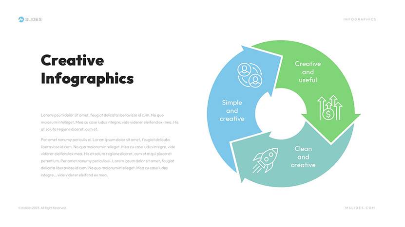 Circular Arrow PowerPoint Diagrams Template Slide 05