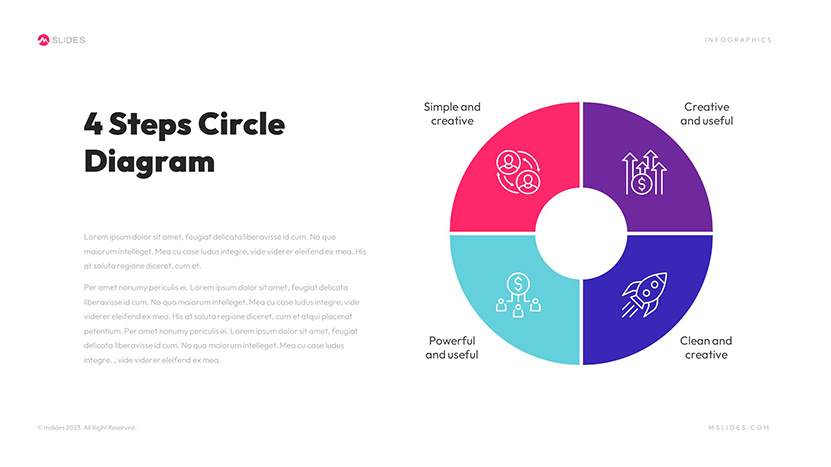 Circular Diagram PowerPoint Template Slide 08