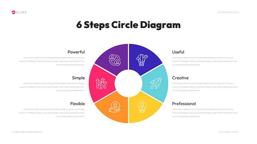 Circular Diagram PowerPoint Template Slide 11