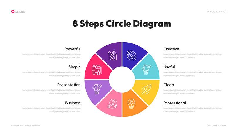 Circular Diagram PowerPoint Template Slide 15