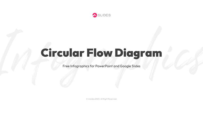 Circular Flow Diagram Template for PowerPoint Slide 01