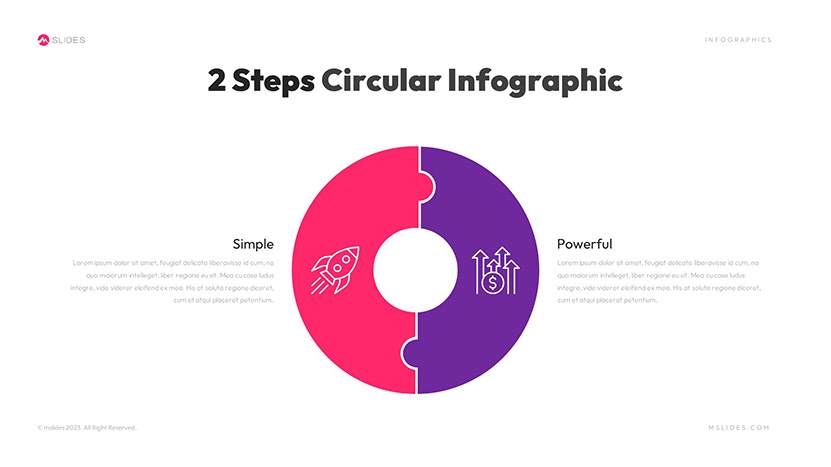 Circular PowerPoint Infographics Template Slide 03